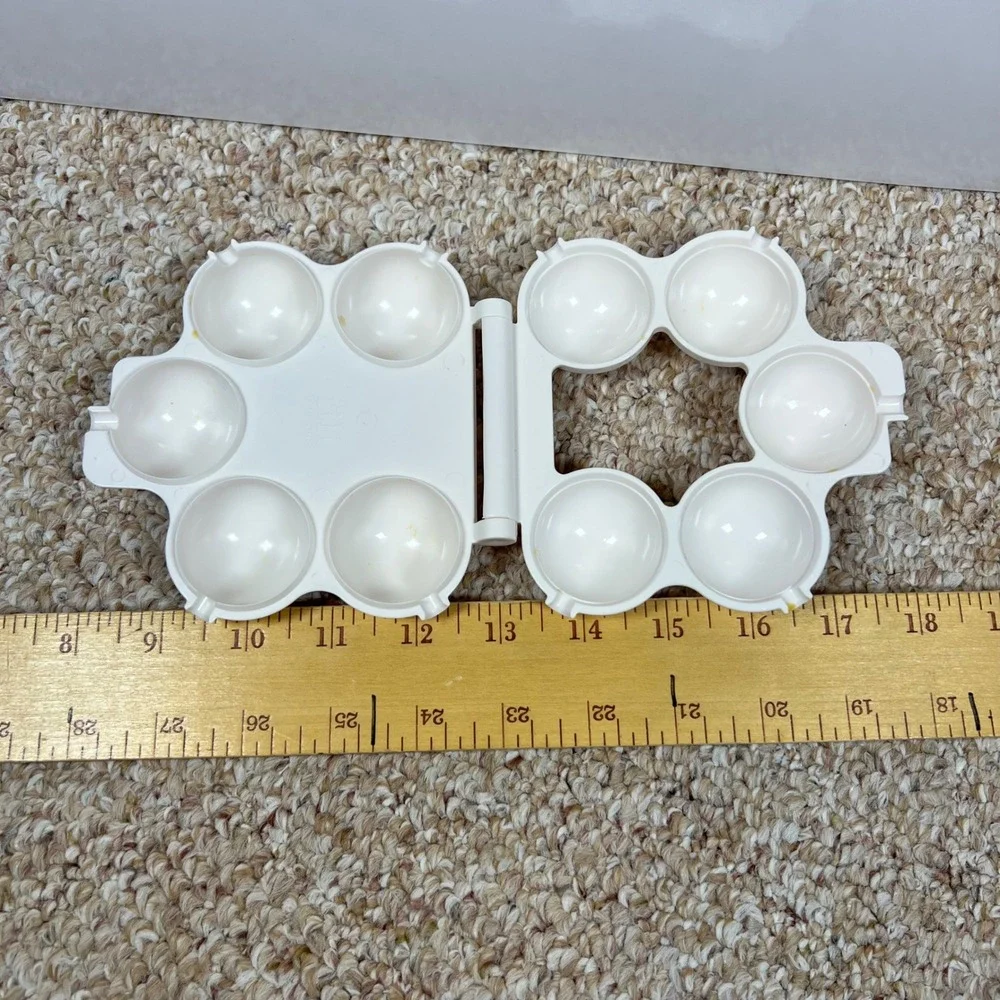 Sweet Creations Cake Pop Press White Plastic Round 5 Cavity Mold Baking Tool